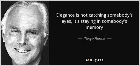 giorgio armani elegance quotes